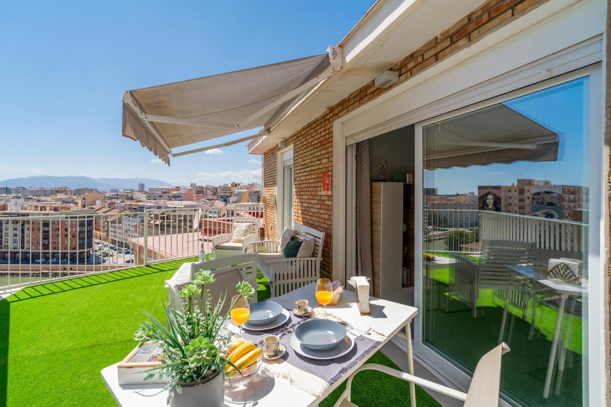 Sea Views Penthouse City Center Málaga Eksteriør bilde